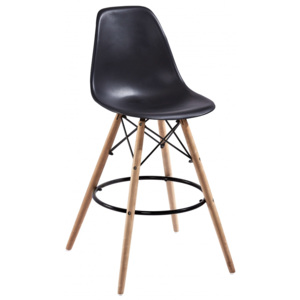 Skandinávská barová židle AMI hoker černá