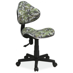 Kancelářská židle Q-G2 maskáčový vzor