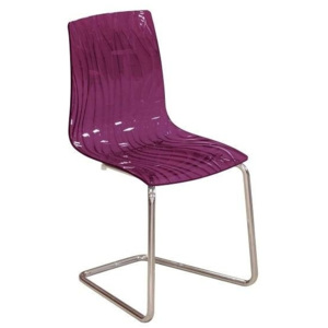 ST Moderní plastová židle CALIMA Z (Transparentní)