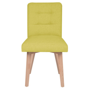 Žlutá židle Micadoni Home Lucio