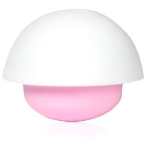Noční růžovo-bílé LED světýlko Filibabba Mushroom