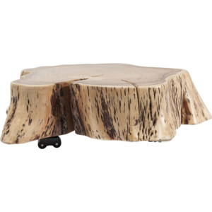 Pojízdný konferenční stolek z akáciového dřeva Kare Design Stumpy