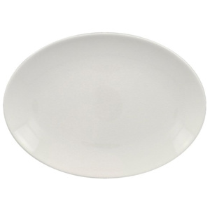 VINTAGE talíř oválný 26x19 cm, bílý