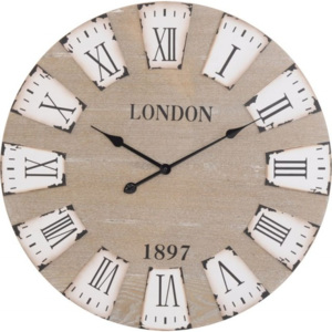 Nástěnné hodiny, 70x4 cm, dřevěné - EXCELLENT