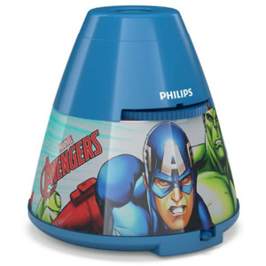 Philips 71769/35/P0 Disney Avengers LED 2v1 projektor a noční lampa 0,1W=5lm