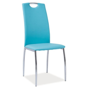 Jídelní čalouněná židle H-622 modrá