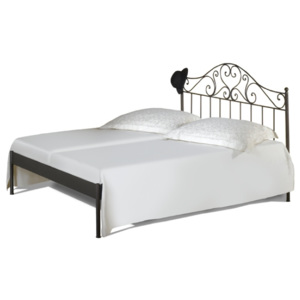 Iron Art MALAGA kanape - kovaná postel Barva kovu: příplatková - vyberte dle popisu níže, pro rozměr matrace: 90 x 200 cm