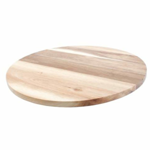 Prkénko dřevěné kuchyňské kulaté WOOD & FOOD 38,5cm