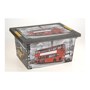 Úložný box s klip víkem plastový 30x20x15 cm DOUBLE-DECKER - ProGarden