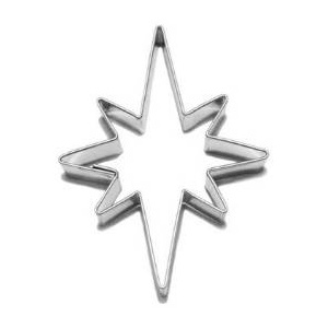 Vykrajovátko hvězda 8 cípů 38×50 mm - Smolík - Smolík