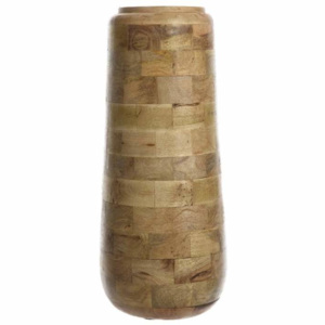 Váza dřevěná 62cm