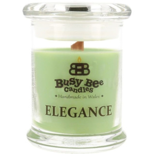 Busy Bee Candles Elegance praskající svíčka Medový meloun s okurkou