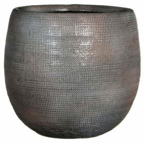 Obal kulatý INGMAR taupe keramika 23cm