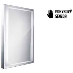 NIMCO Koupelnové podsvícené LED zrcadlo 600x800 mm - pohybový senzor (ZP 4001-S)