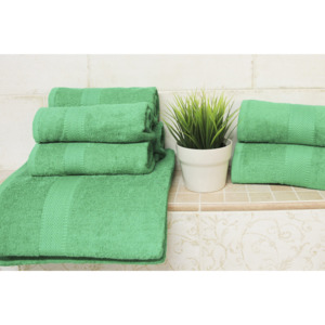 Froté ručník Bobby tmavě zelený 50 x 100 cm