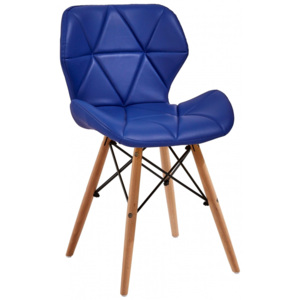 Skandinávská židle LIOTTE modrá