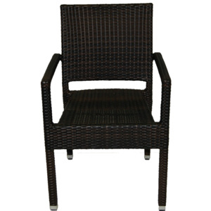 Umělý ratan - Židle Mezza A maron