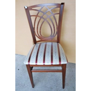 Kuchyňská čalouněná židle 8339A bordó 92x34x44 cm dřevo textilie