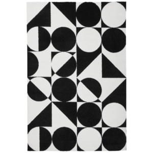 Obsession koberce Kusový koberec Black and White 392 Black - 80x150