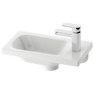 RAVAK Chrome 400 R umývátko s otvorem pro baterii XJGP1100000