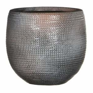 Obal kulatý INGMAR taupe keramika 12cm