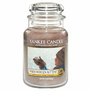 Svíčka YANKEE CANDLE 623g Warm Woolen Mittens