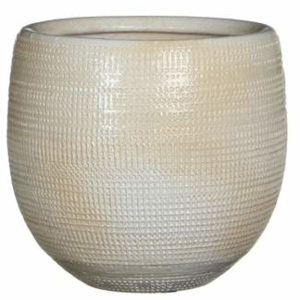 Obal kulatý INGMAR bílá keramika 15cm