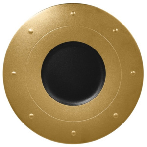 Metalfusion talíř kulatý pr. 31 cm, černo-zlatý