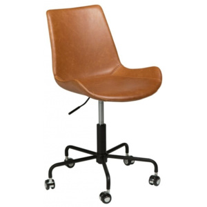 Kancelářská židle DanForm Hype, světle hnědá ekokůže 700770500 DAN FORM