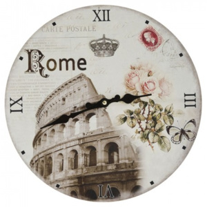 ČistéDřevo Nástěnné hodiny Rome