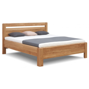 Zvýšená dřevěná postel z masivu ADRIANA, masiv dub , 160x200 cm