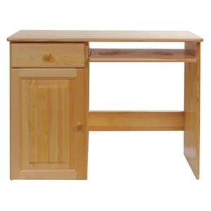 Masivní dřevěný psací stůl MC1 -borovice masiv š.100 cm