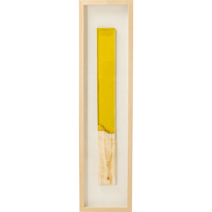 Dekorativní rámeček Match 120x30 cm - žlutý