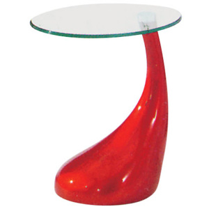 DRINK konferenční stolek červený