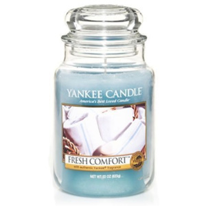 Yankee Candle - Fresh Comfort 623g (Svěží pohodlí. Luxusní čerstvě mleté mýdlo s pivoňkou, tuberózou a citronem.)