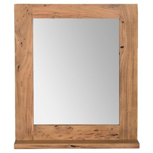 Nástěnné zrcadlo z akáciového dřeva Woodking Wellington