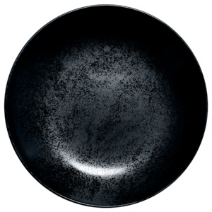 Talíř hluboký černý pr. 28cm Karbon l RAK