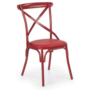 Jídelní židle k216 červená