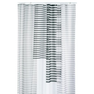 Sprchový závěs LAMITA, 100%PES, 180x200cm, šedý - Kela