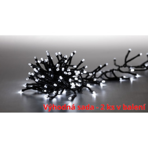 Marimex | Řetěz světelný 400 LED dvojitý - studená bílá - sada 2 ks | 19900057
