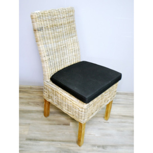 Jídelní židle 15111A 100x50x65 cm dřevo proutí