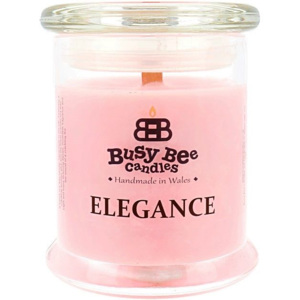 Busy Bee Candles Elegance praskající svíčka Rose & Coconut