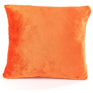 Jahu Polštářek Mikroplyš oranžová, 40 x 40 cm