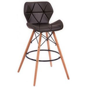 Skandinávská barová židle LIOTTE hoker černá