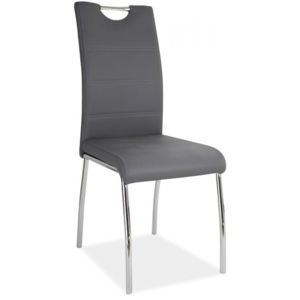 Jídelní čalouněná židle H-822 šedá
