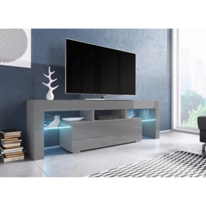 TV stolek TORO 138 (šedá) SKLADEM 9ks (Moderní televizní stolek s)