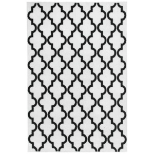 Obsession koberce Kusový koberec Black and White 391 White - 80x150 cm