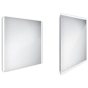NIMCO Koupelnové podsvícené LED zrcadlo 800X700 ZP17003