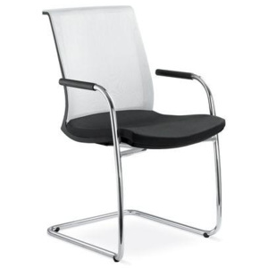 LD seating Konferenční židle LYRA NET 203-KZ s černými plasty LD.203-KZ