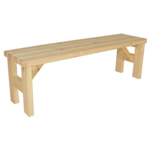 Gaboni Darina 55571 Zahradní dřevěná lavice bez opěradla - bez povrchové úpravy - 150 cm